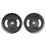 HAMMER Dumbbell weight discs 2x 7.5 kg, iron