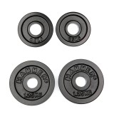 Finnlo Gewichtsscheiben 2x 0,5 kg, 2x 1,25 kg, schwarz