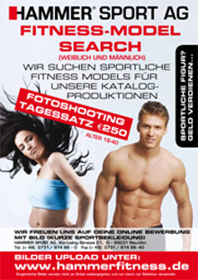 HAMMER is looking for fitness models!